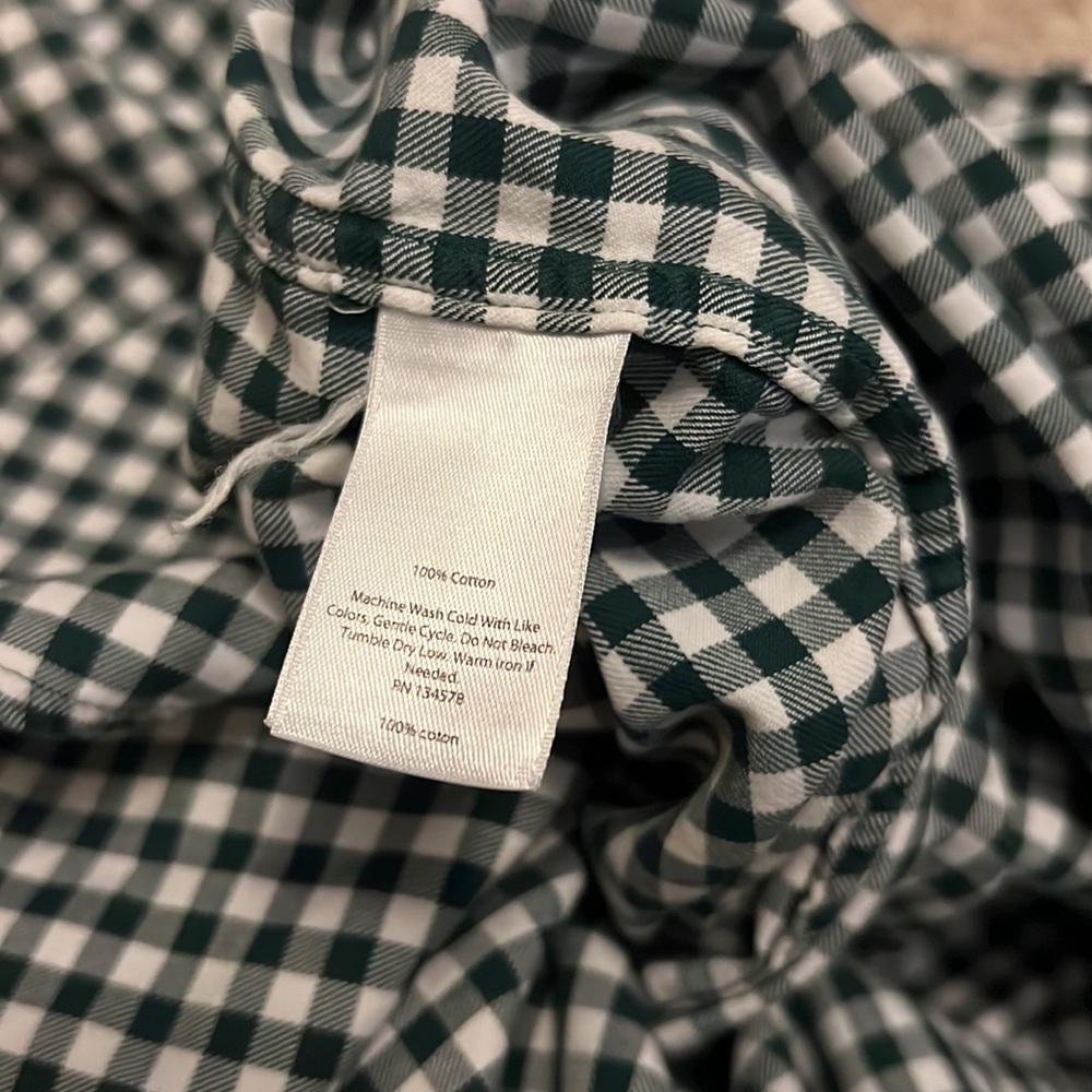 Vineyard Vines Tucker Shirt Long Sleeve Mens XXL Green Gingham Plaid - Picture 5 of 5